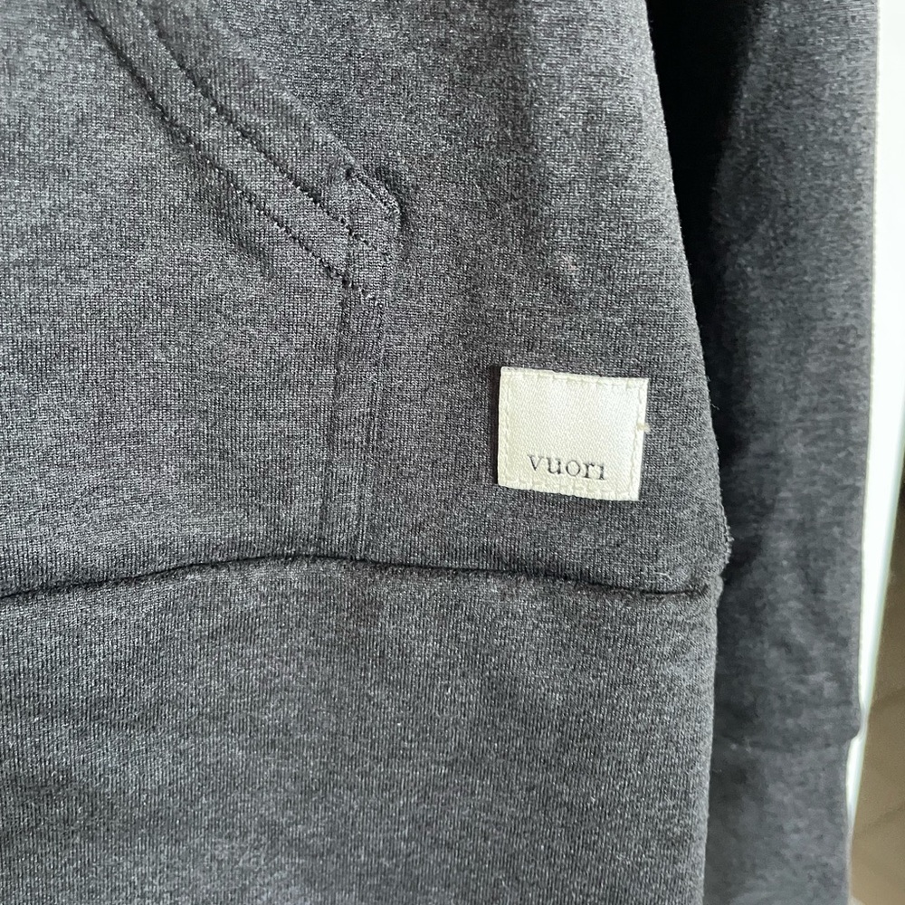 Vuori Charcoal Zip-Up Hoodie - Picture 5 of 6